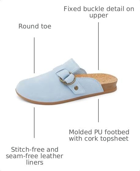 REEF Vista Serenity Dusty Blue Suede