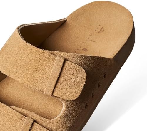 REEF Ojai Two Bar Women's Fashion Slide Sandal, Premium Leather, Soft Cushion Footbed Starfish