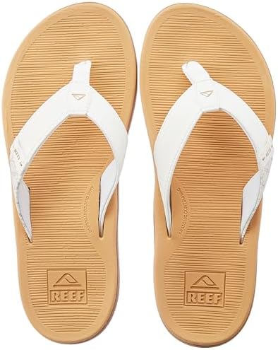 REEF Santa Ana Womens Flip Flop, Arch Support, Water Friendly, Non Marking Outsole Cloud