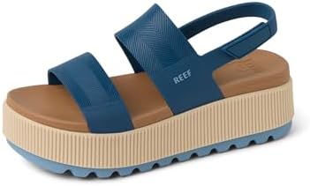 REEF Women's Sandals, Water Vista Higher Navy-tan