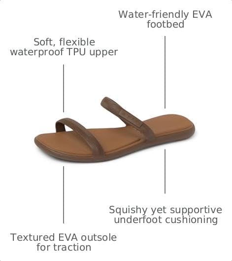REEF Womens Sandals, Water Willow Marina Chocolate