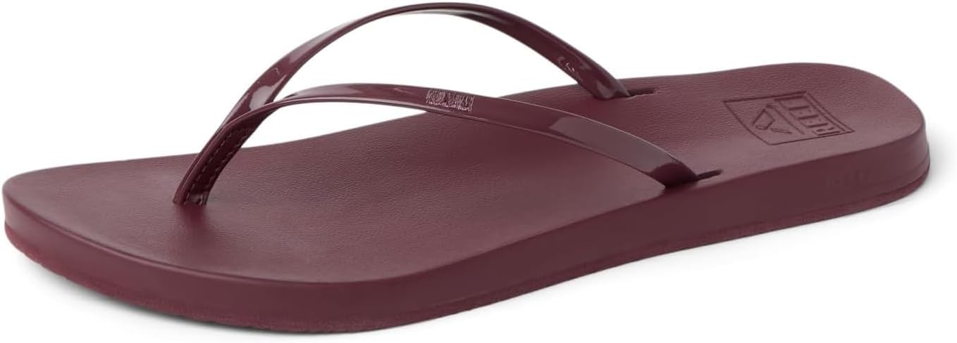 Reef Women’s Cushion Slim Flip Flop Sandal Cabernet Crush