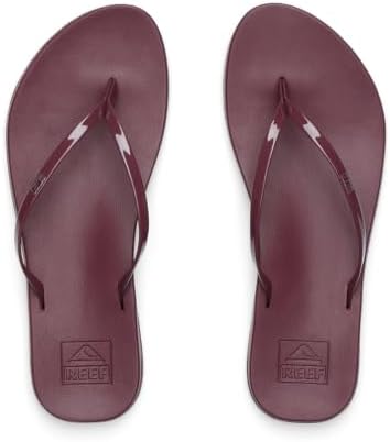Reef Women’s Cushion Slim Flip Flop Sandal Cabernet Crush