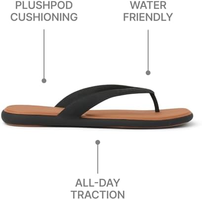 REEF Women's Sandals, Water Willow Malibu Black-tan