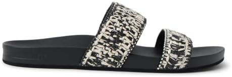 REEF Womens Sandals, Cushion Vista Black-white Braid