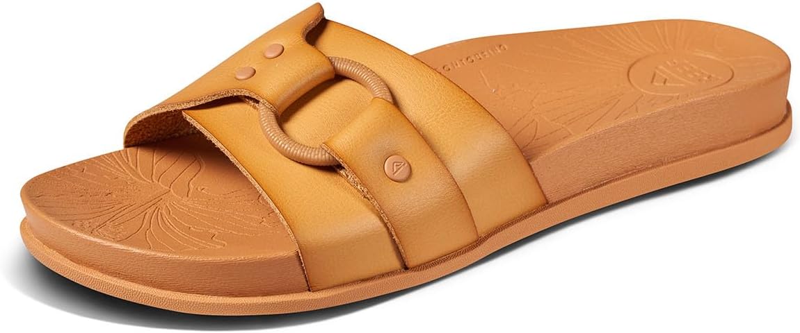 REEF Women's Cushion Soho Cruz Slides Natural