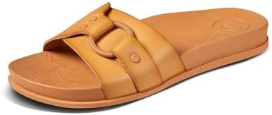 REEF Women's Cushion Soho Cruz Slides Natural