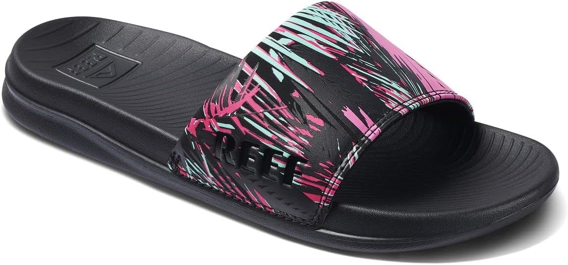 REEF One Slide Womens Sandal Palm Fronds
