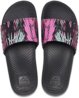 REEF One Slide Womens Sandal Palm Fronds