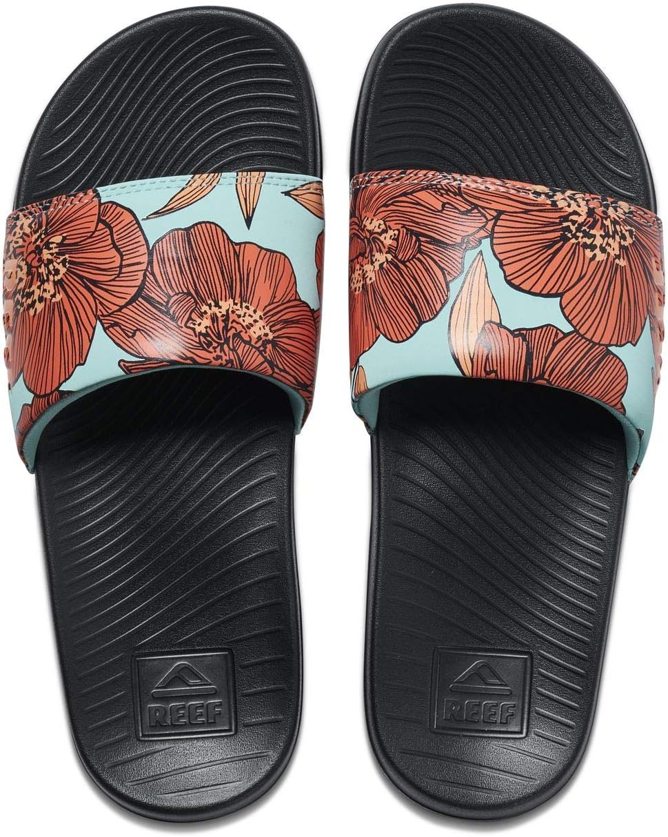 REEF One Slide Womens Sandal Aqua Blossom