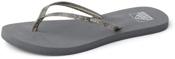 REEF Womens Bliss Nights Flip Flop Grey Snake