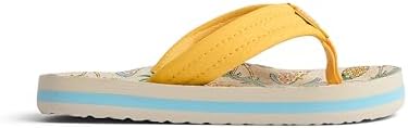 REEF Boys Kids Ahi Beach Flip Flop, Soft Cushion Footbed, Water Friendly Hawaiian Pizza