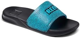 Reef Boys Kids One Slide Sandal Blue Coral