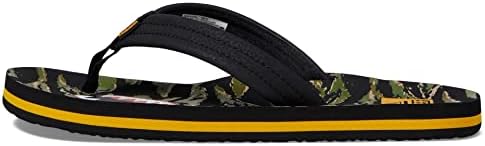 REEF Boys Kids Ahi Beach Flip Flop, Soft Cushion Footbed, Water Friendly Tiger Shark