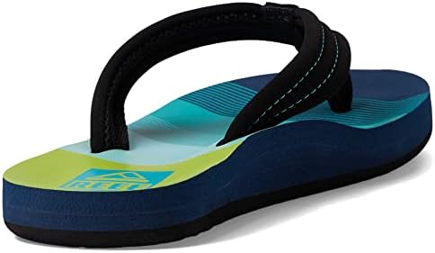 REEF Boys Kids Ahi Beach Flip Flop, Soft Cushion Footbed, Water Friendly AquaGreen
