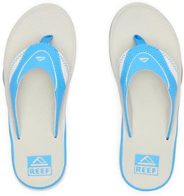 Reef Kids Fanning (Big Kid) Light GreyLight Blue