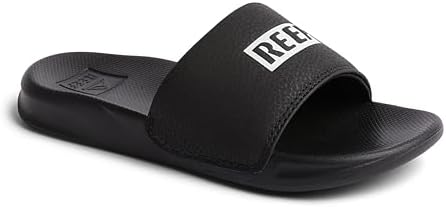 Reef Boys Kids One Slide Sandal Reef BlackWhite