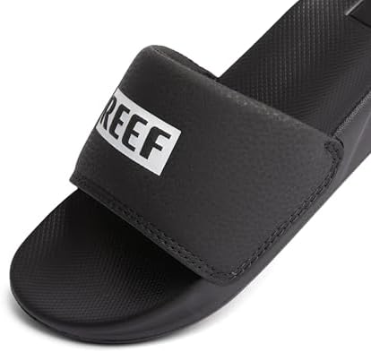 Reef Boys Kids One Slide Sandal Reef BlackWhite