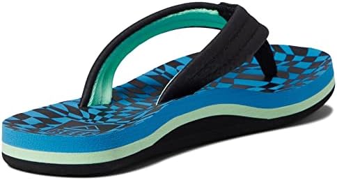 REEF Boys Kids Ahi Beach Flip Flop, Soft Cushion Footbed, Water Friendly Swell Checkers