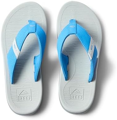 REEF Boys' Kids Santa Ana Light BlueLight Grey