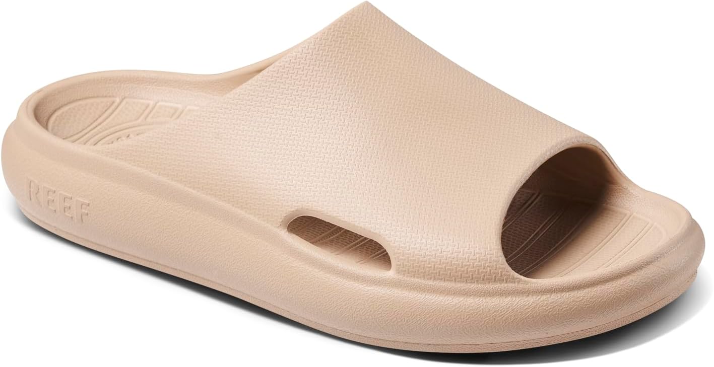 Reef Kids' Rio Slide Sandal, Super Soft Molded EVA Footbed, Lightweight, Water Friendly, Nomad, 3