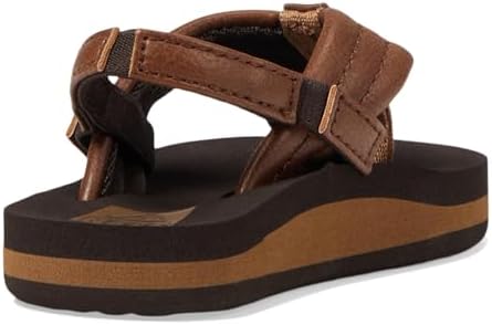 REEF Boys ToddlerLittle Kid Ahi Beach Flip Flop, Soft Cushion Footbed, Water Friendly Brown