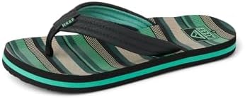 REEF Boys Kids Ahi Beach Flip Flop, Soft Cushion Footbed, Water Friendly initial