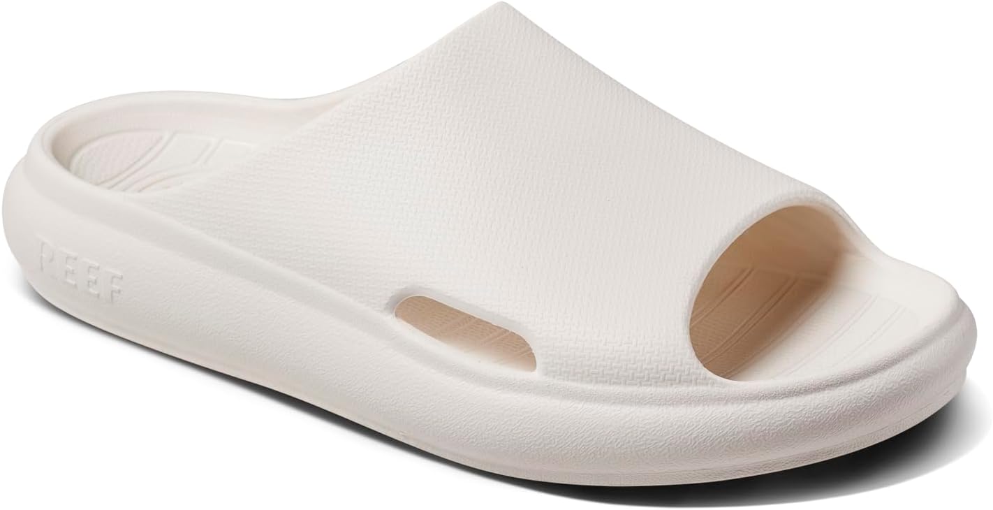 REEF Rio Slides (Big Kid) Whisper White