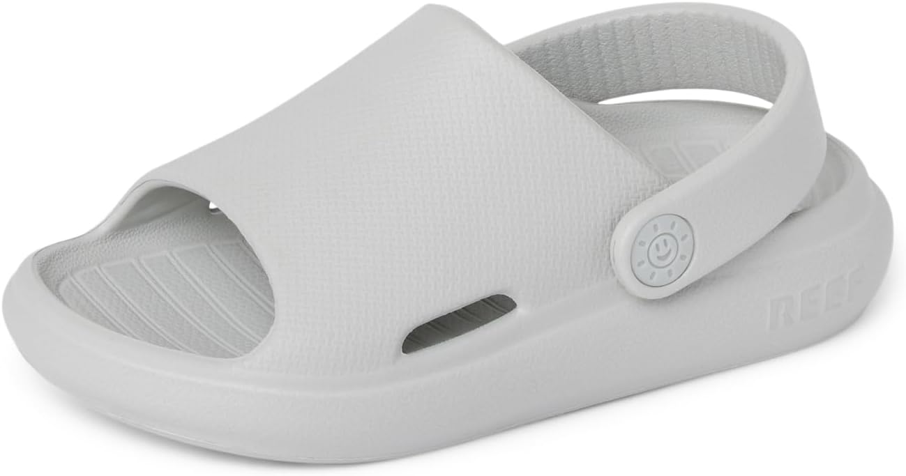 REEF Boys ToddlerLittle Kid Rio Slide Light Grey