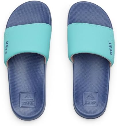 Reef Boys Kids One Slide Sandal DuskAqua