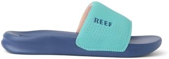 Reef Boys Kids One Slide Sandal DuskAqua