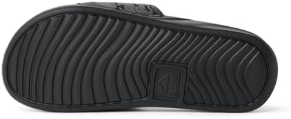 Reef Boys Kids One Slide Sandal BlackGrey Camo