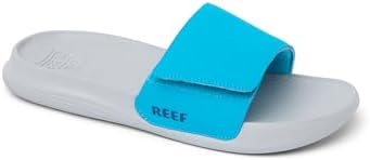 REEF unisex-child Kids Salty Slide GreyBlue