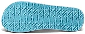 REEF Boys Kids Ahi Beach Flip Flop, Soft Cushion Footbed, Water Friendly Blue Fish
