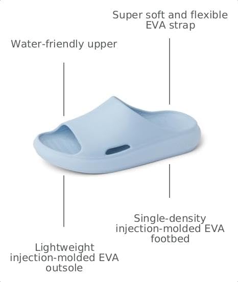 REEF Rio Slides (Big Kid) Dusty Blue