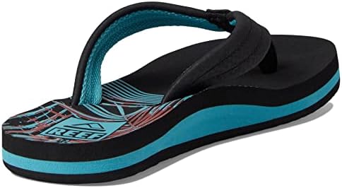 REEF Boys Kids Ahi Beach Flip Flop, Soft Cushion Footbed, Water Friendly initial