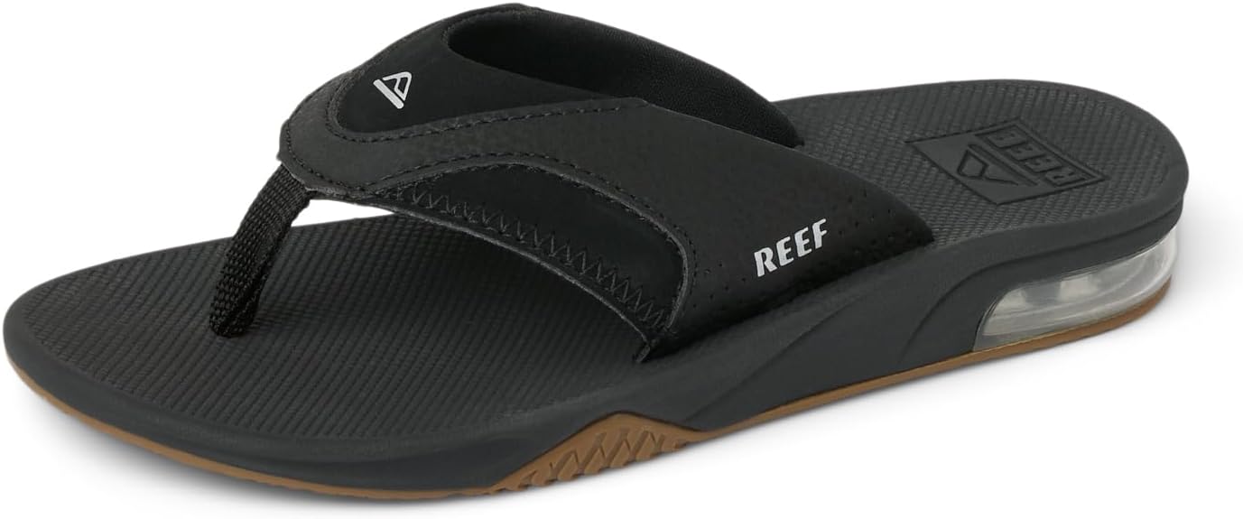 Reef Kids Fanning (Big Kid) BlackSilver