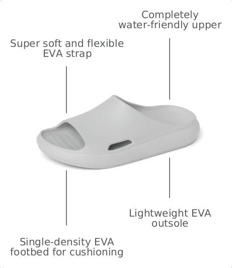 REEF Rio Slides (Big Kid) Light Grey