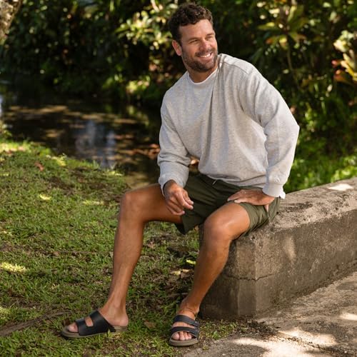 REEF Men's Sandals, Phantom Tradewind Fossil-black