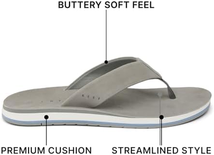 REEF Men's Ojai Classic Grey Suede