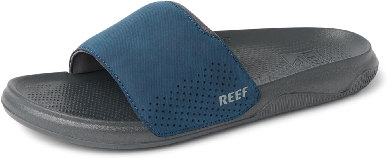 REEF Men's Sandals, Tailslide GreyNavy