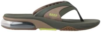 REEF Men's Sandals, Fanning + OliveTanLime