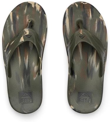 REEF Men's Sandals, Fanning H20 Camo Marble