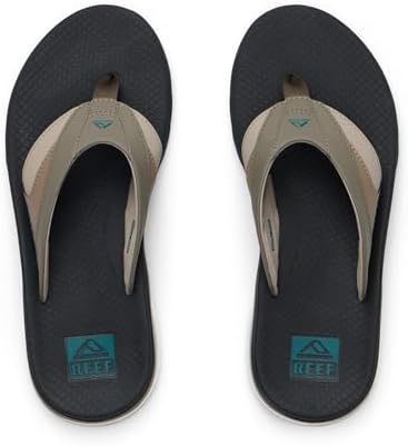 REEF Men's Sandals, Fanning + Tan-grey-spruce