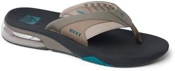 REEF Men's Sandals, Fanning + Tan-grey-spruce