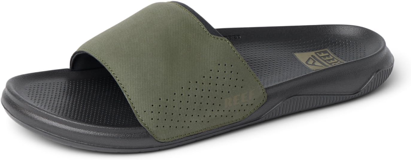 REEF Men's Sandals, Tailslide OliveRaven