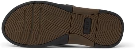 REEF Men's Sandals, Leather Offshore Dark Brown
