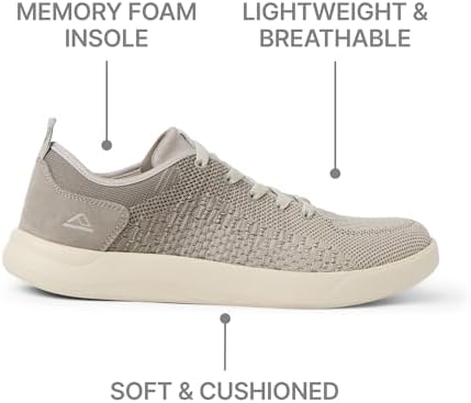 REEF Swellsole Neso Mens Shoe, Lightweight & Breathable, Memory Foam Footbed Moonrock