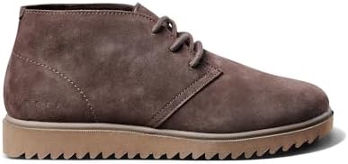 REEF Mens Leucadian Shoe, Premium Suede, Memory Foam Footbed, Lightweight Brown