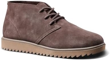 REEF Mens Leucadian Shoe, Premium Suede, Memory Foam Footbed, Lightweight Brown